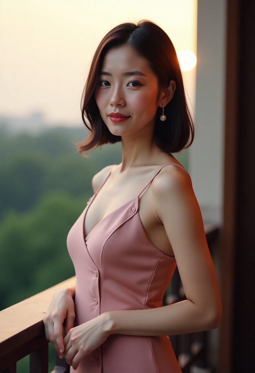 雾中加油站海报